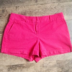 Anne Taylor Pink Striped Shorts